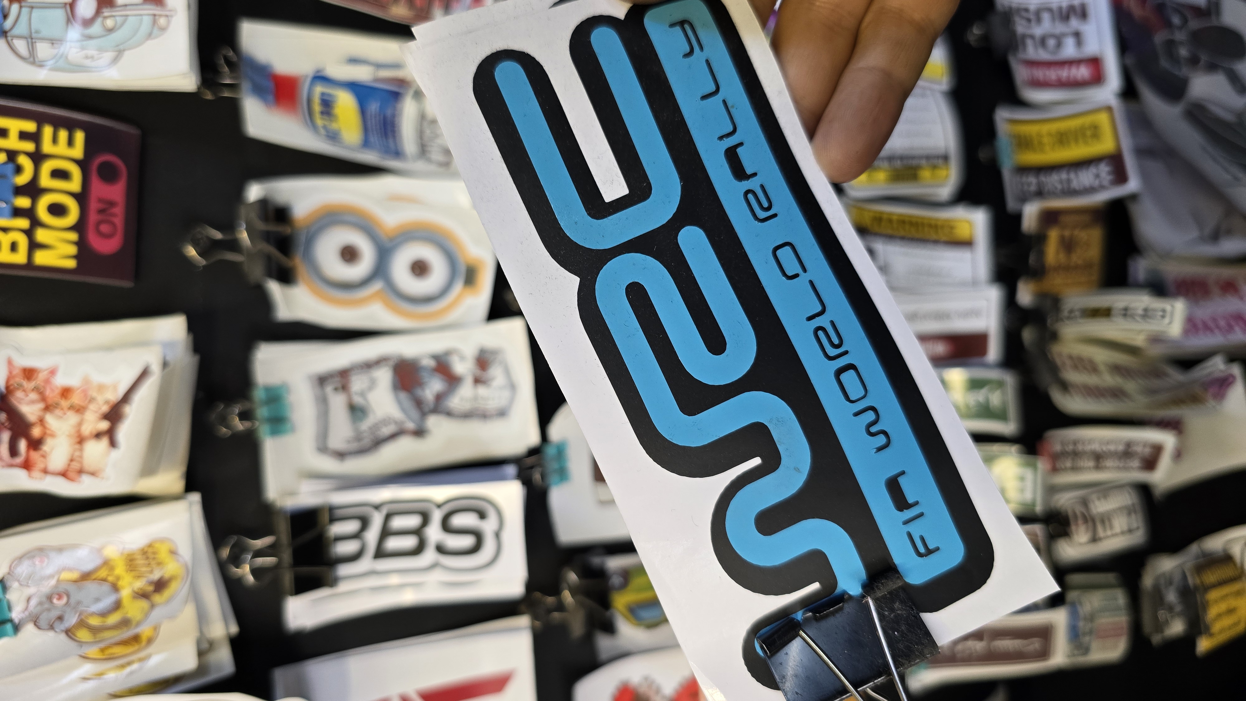 استیکر خودرو طرح wrc
