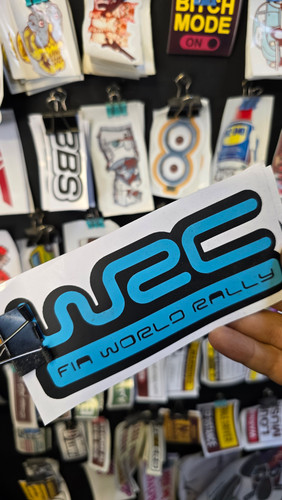 استیکر خودرو طرح wrc