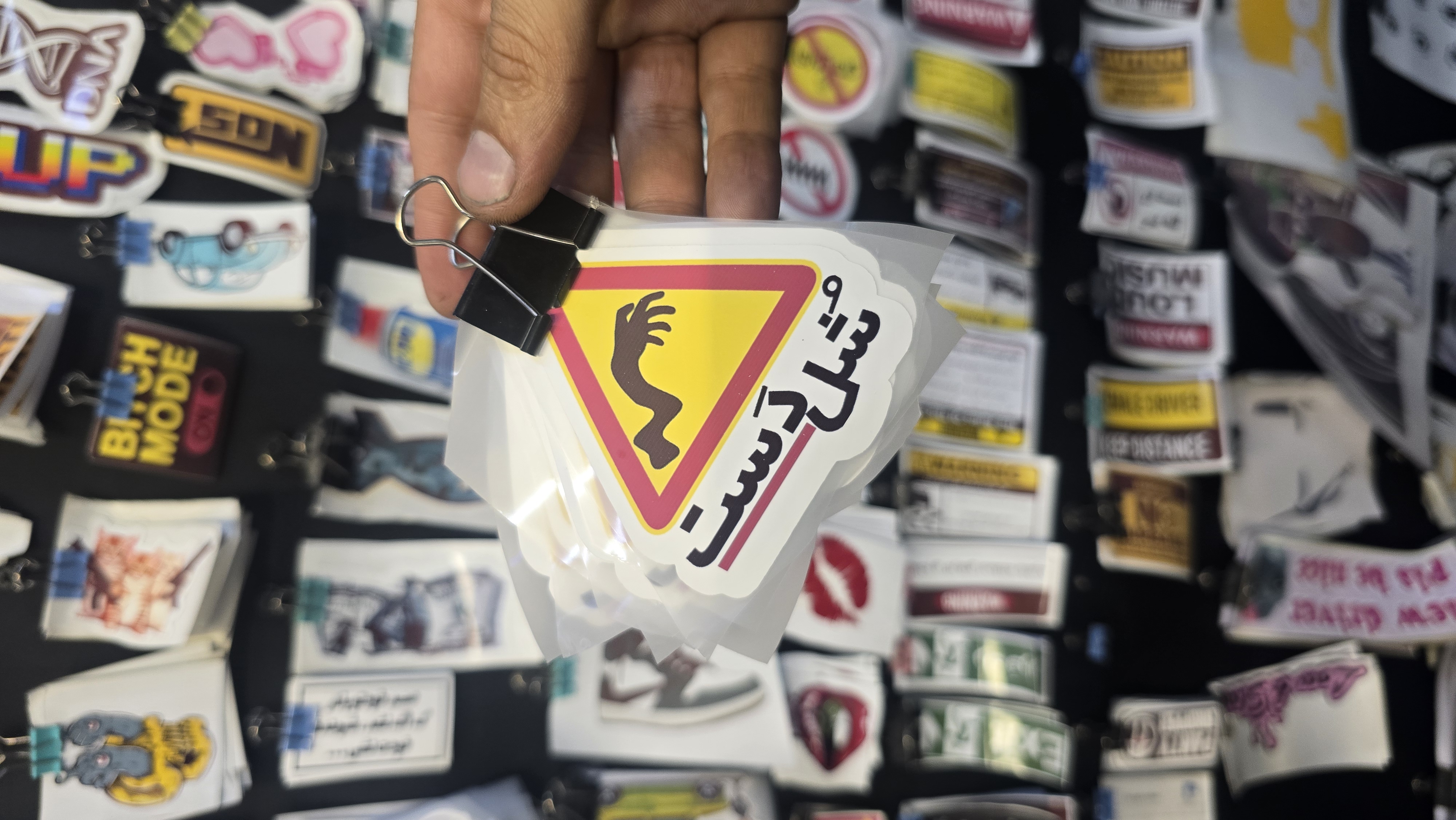 استیکر بدنه و داشبورد خودرو کد 317