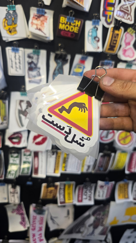 استیکر بدنه و داشبورد خودرو کد 317