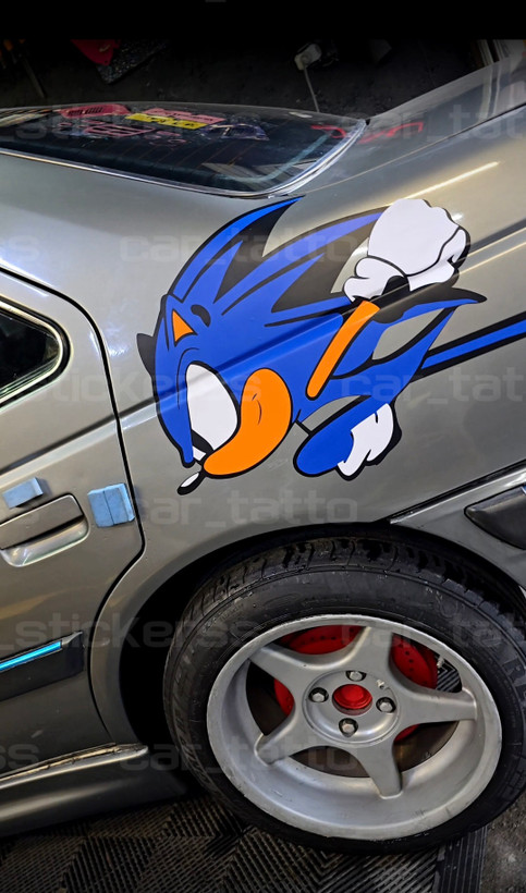 استیکر سونیک sonic خودرو