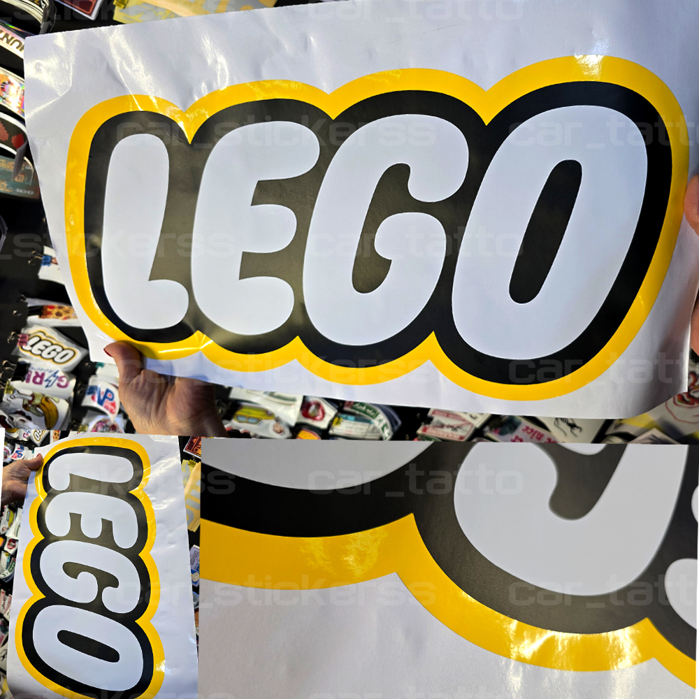 استیکر بدنه خودرو ضداب طرح LEGO