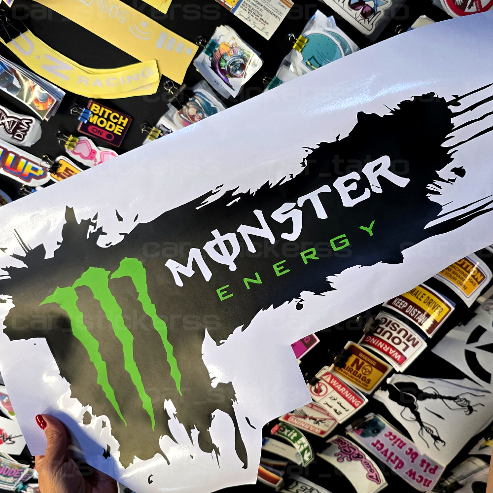 استیکر بدنه خودرو ضدآب طرح MONSTER