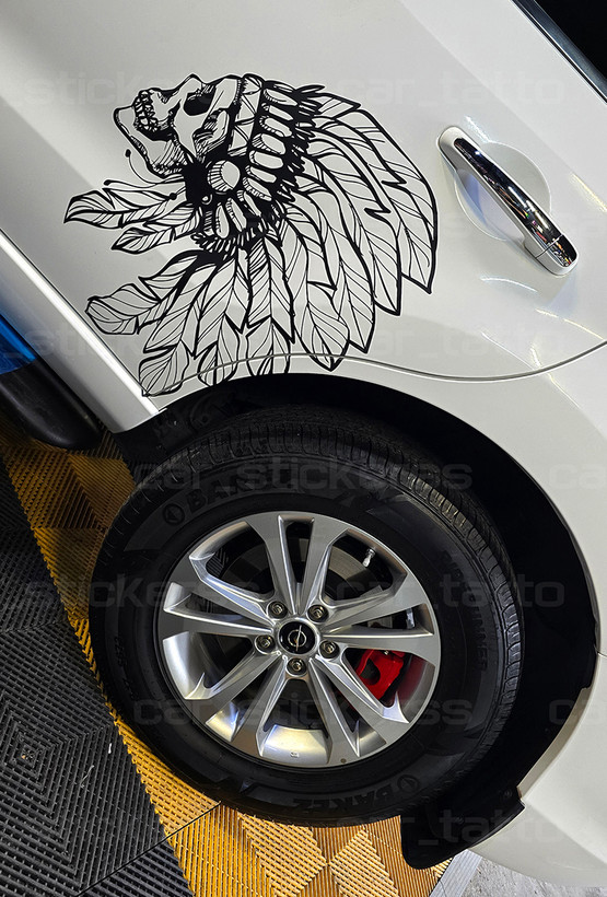 استیکر بدنه خودرو